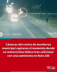 iba al trabajo en moto y terminó envuelto en llamas: el video de la tragedia de Heber Torres