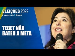 'Simone Tebet não conseguiu bater a meta do MDB', diz Carlos Graieb