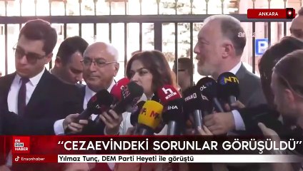 Yılmaz Tunç, DEM Parti Heyeti ile görüştü