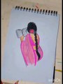 Saree Elegance beutifull, girl drawing easy, painting,art