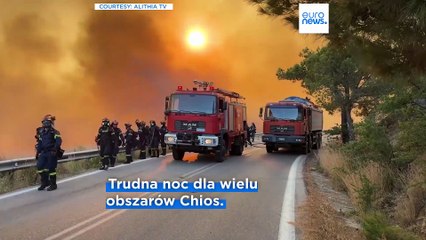 Tytaniczny wysiłek ratowników: trzeci dzień walki z płomieniami na Chios