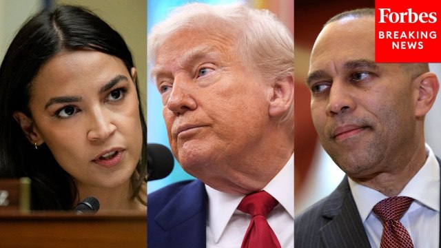 Hakeem Jeffries Asked About AOC Floating Trump Impeachment Over Strikes Against Iran