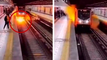 Metro CDMX: Corto circuito provoca explosión en la estación Sevilla de la Línea 1