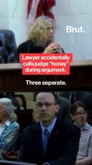 Lawyer accidentally calls judge honey