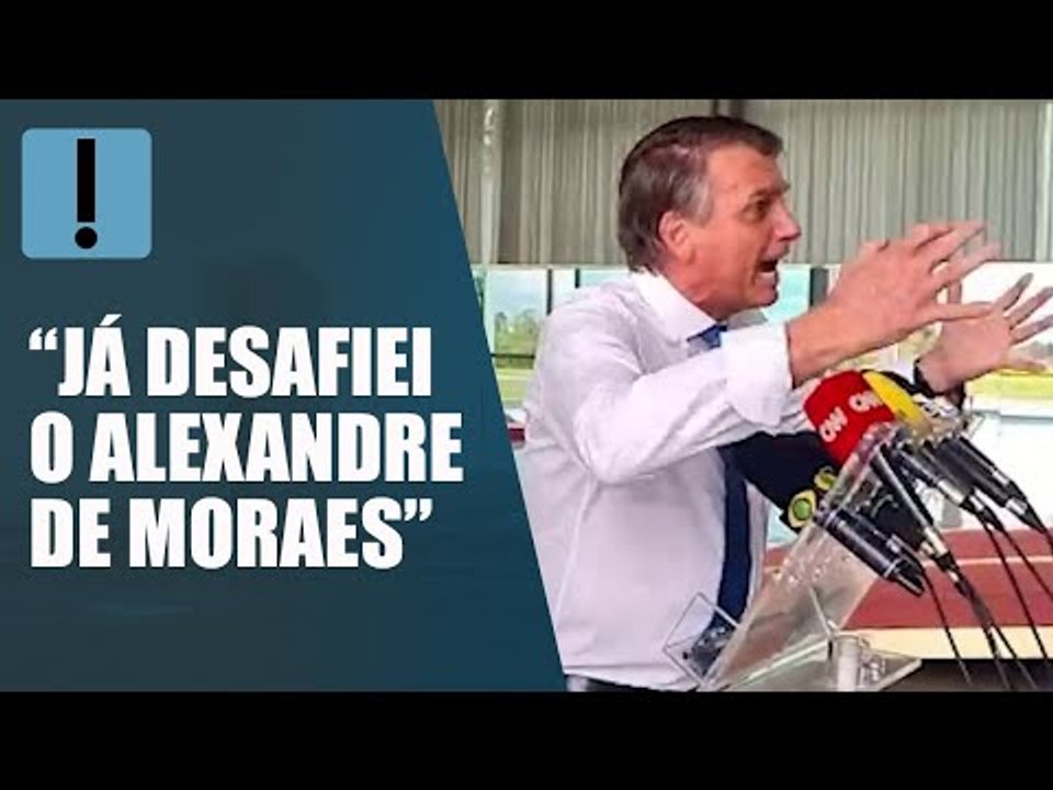 Bolsonaro acusa Moraes de “usar a caneta” para interferir nas eleições: “Tenha caráter”