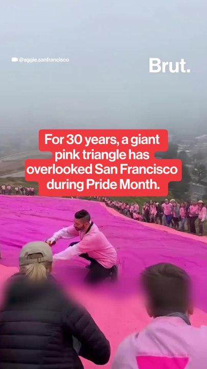 What is the pink triangle in San Francisco?