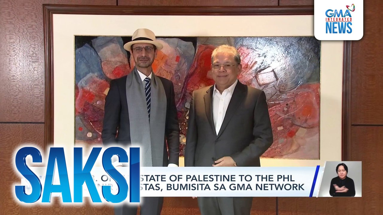 Amb. of the State of Palestine to the PHL Mounir Anastas, bumisita sa GMA Network | Saksi