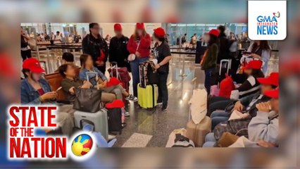 31 Pinoy na ni-repatriate sa Middle East, nakauwi na matapos maantala ang flight | SONA