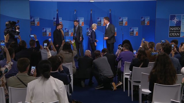 EU's Von der Leyen and NATO's Rutte Declare Strong Support for Ukraine Ahead of Hague Summit