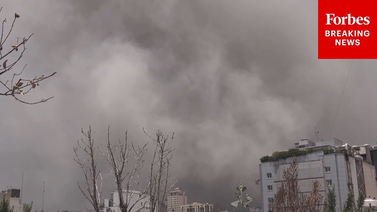 RAW VIDEO: Israeli Airstrike Hits Tehran, Iran