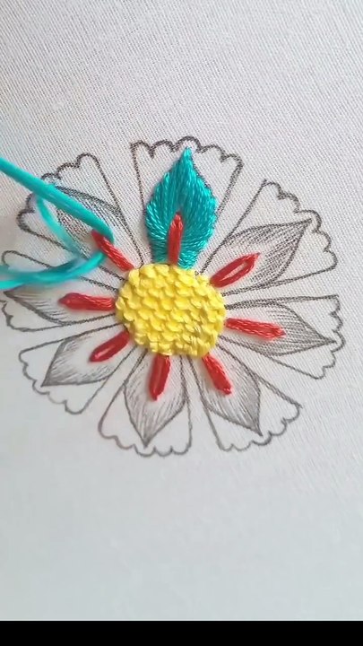 Embroidery design👍🏻💯 #embroiderydesign