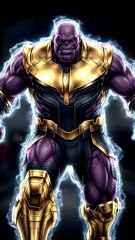 Thanos Unleashed: Epic Neon Marvel Animation Shorts