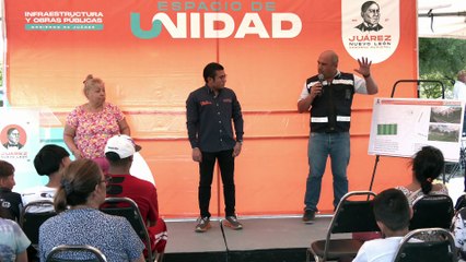 EFélix Arratia entrega el Espacio de Unidad número 18 en la colonia Santa Mónica de Juárez