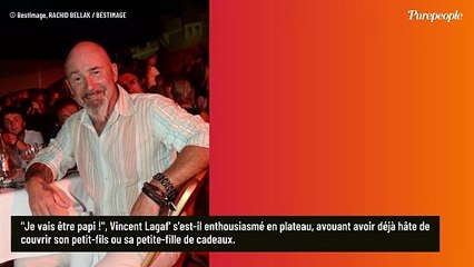 À 65 ans, Vincent Lagaf' va accueillir un nouveau bébé dans sa vie ! Il vend la mèche en plein tournage