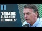 Jair Bolsonaro critica Moraes por impedir investigações de institutos de pesquisa