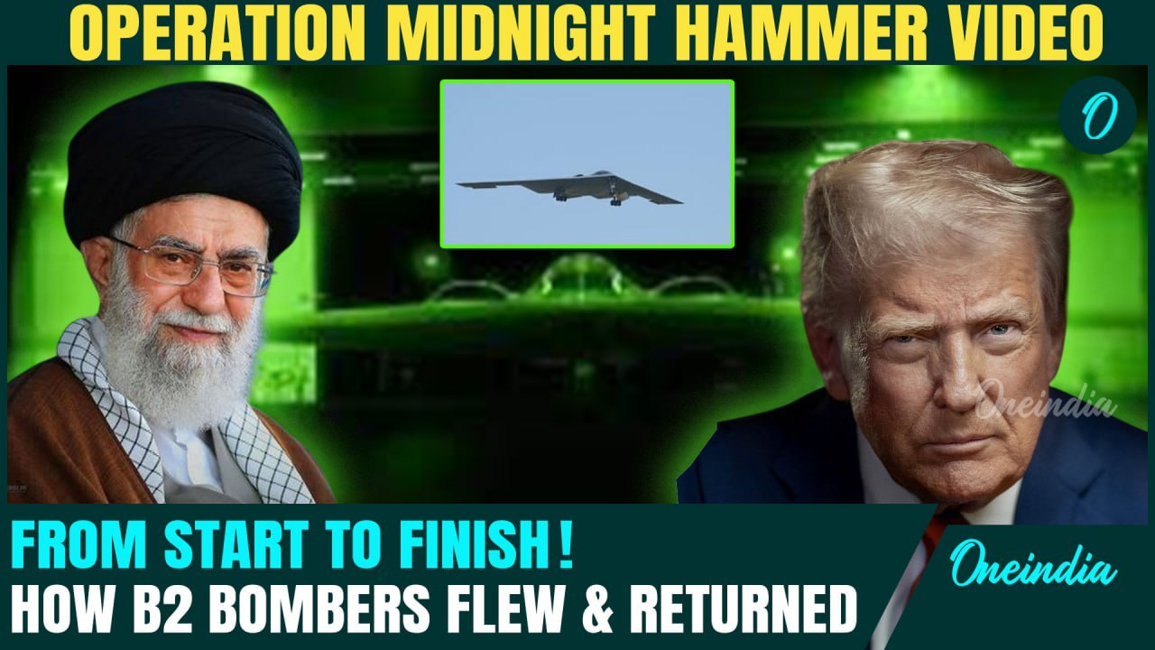 Watch! Pentagon Special Video of Operation Midnight Hammer on Iran Nuclear Sites