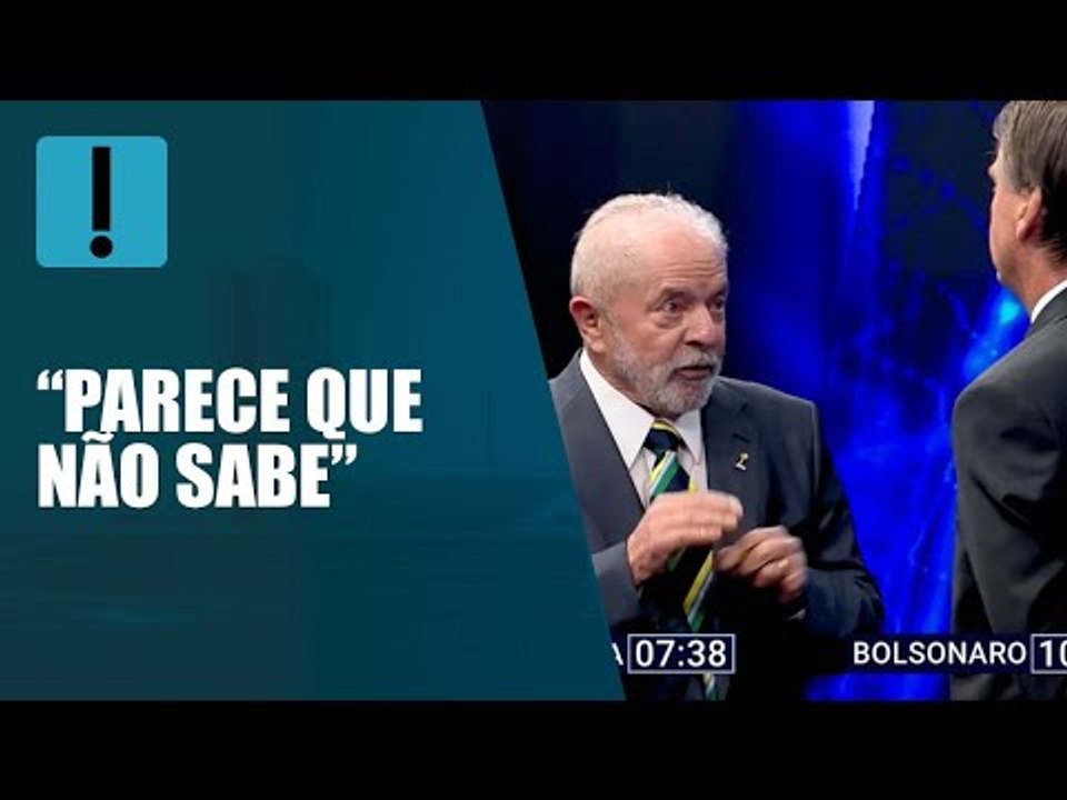 "Quantas universidades o senhor fez como presidente?", questiona Lula a Jair Bolsonaro