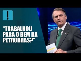 "Fez um leilão em troca de apoio no parlamento", diz Bolsonaro, sobre origem do Petrolão de Lula