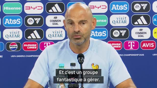 Espoirs - Baticle : "Un groupe fantastique à gérer"