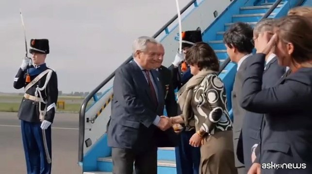 Meloni atterrata in Olanda per partecipare al vertice Nato