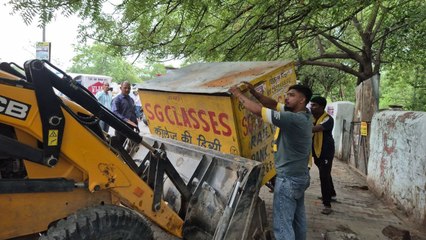 हजारी बाग, तारागढ़ संपर्क सड़क से हटाए अतिक्रमण, ठेले