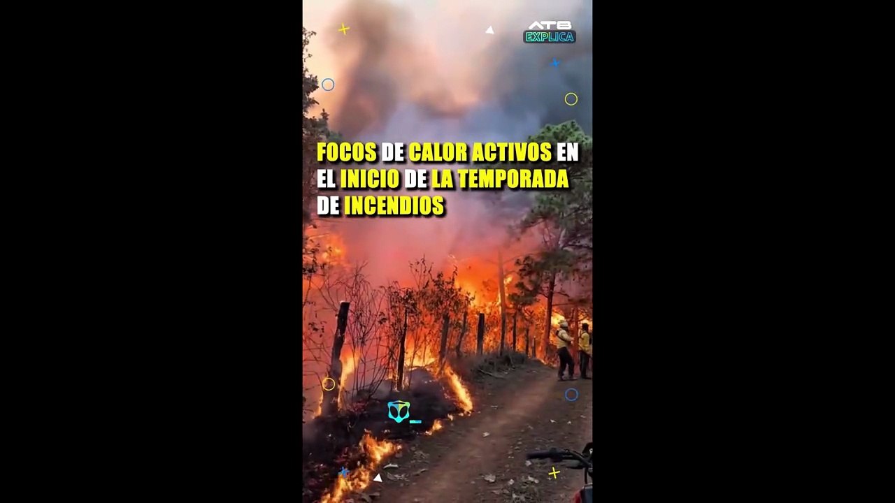 ATBEXPLICA - 9 focos de calor activos en Bolivia