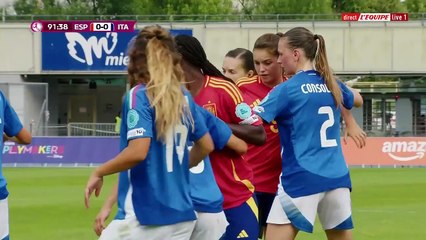 Le résumé de Espagne - Italie - Foot - Euro U19 (F)
