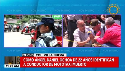 Matan a conductor de mototaxi en colonia Villa Nueva