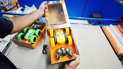 Remote Control Car Stunt RC Cars, 90 Min Playtime, 2.4Ghz Double Sided 360° Rotating RC Crawler with Headlights, 4WD Off Road Drift RC Race Car Toy for Boys and Girls