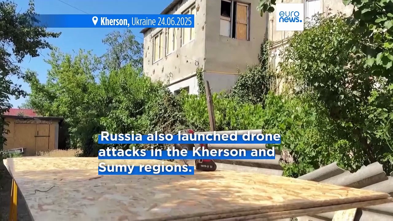 At least 18 killed in strikes across Ukraine as Zelenskyy meets Western allies at NATO summit