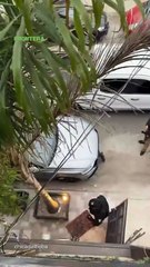 Transmite en vivo mientras intentan ingresar a su casa 🚨