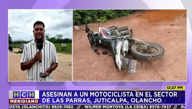En plena marcha le quitan la vida a motociclista en Juticalpa