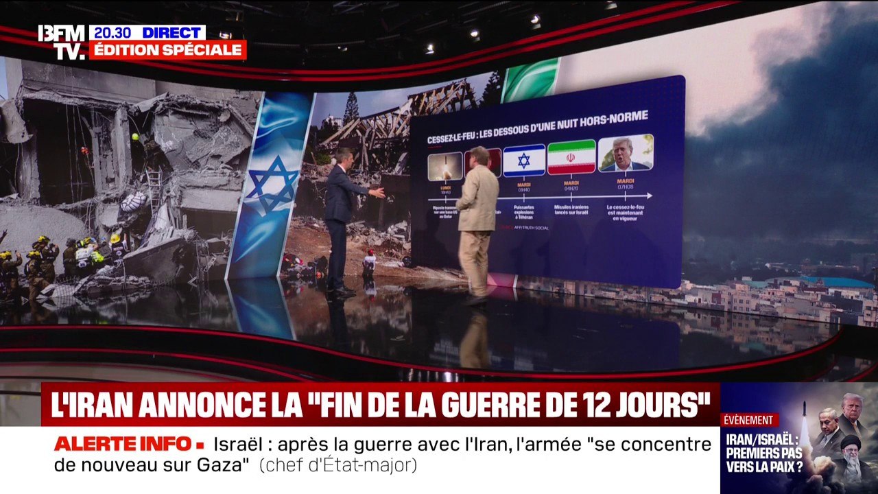 Cessez-le-feu entre Israël et l'Iran: les dessous d'une nuit hors norme