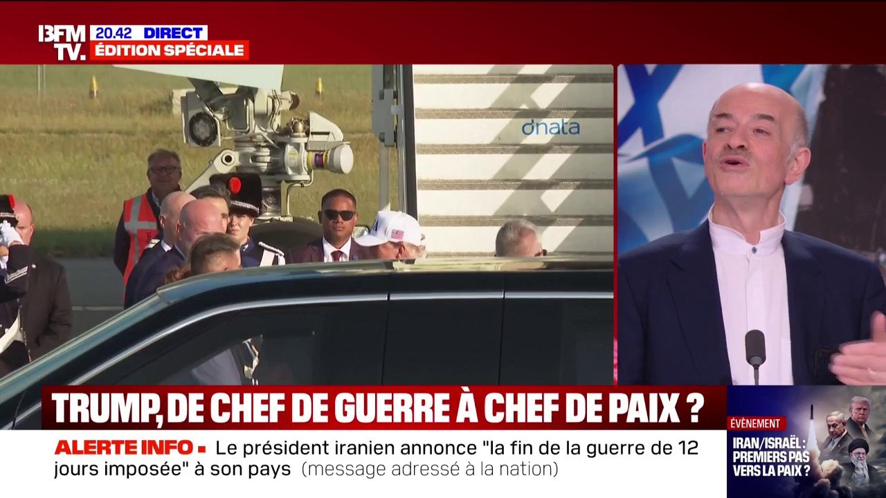 Fin de la guerre entre Israël et l'Iran: pour Alain Bauer, professeur de criminologie, "Donald Trump est l'unique vainqueur évident"