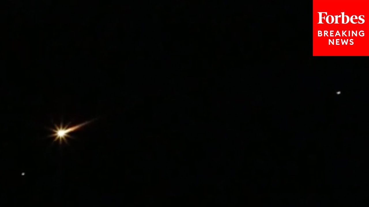 Missiles Are Seen Flying Above Jerusalem As Iran Continues Attacks On Israel