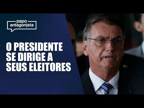 Após dois dias, Bolsonaro fala por dois minutos | Papo Antagonista