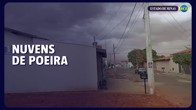 Nuvens de poeiras são registradas em cidades em Frutal e outras cidades do Triângulo Mineiro e do Alto Paranaíba