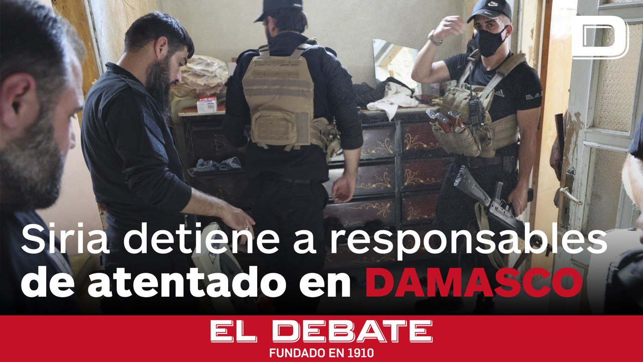 Siria detiene a célula del Estado Islámico responsable del atentado en una iglesia de Damasco con 25 muertos