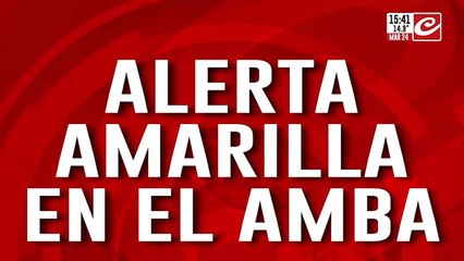 Alerta amarilla en el AMBA: hoy comemos con "El Negro Pablo"