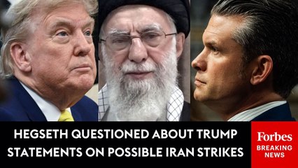 Pete Hegseth Responds To Trump's Statement That No One Knows What He'll Do On Iran