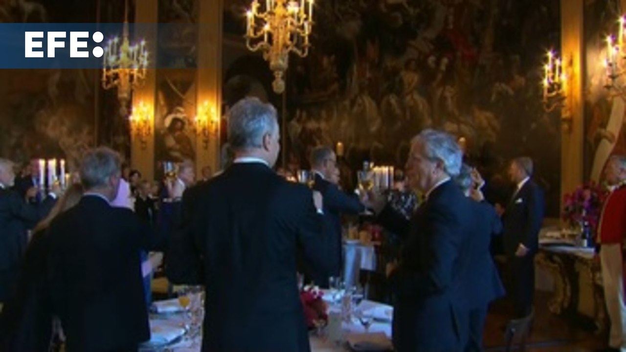 Los reyes Guillermo Alejandro y Máxima ofrecen una cena para los jefes de Estado y de Gobierno de la OTAN