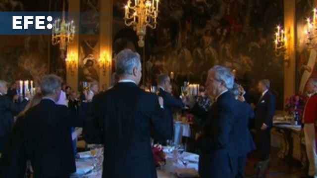 Los reyes Guillermo Alejandro y Máxima ofrecen una cena para los jefes de Estado y de Gobierno de la OTAN