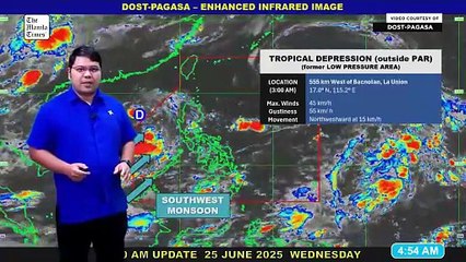 Today's Weather, 5 A.M. | June 25, 2025