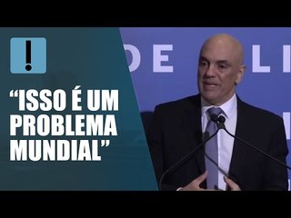 Moraes defende a regulamentação das redes sociais