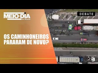 “Não há nenhum movimento  de caminhoneiro”, diz líder de protesto pós-eleição | Meio-Dia em Brasília