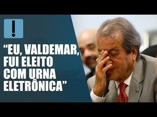 "Única intenção é contribuir para o fortalecimento da democracia do nosso pais", diz Valdemar