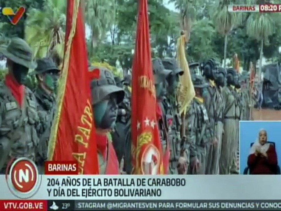 Barinas | Autoridades regionales celebraron los 204 años de la Batalla de Carabobo
