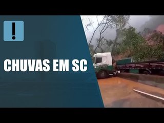 Emergência em SC: em três dias, choveu mais do que o esperado para todo o mês de novembro no estado