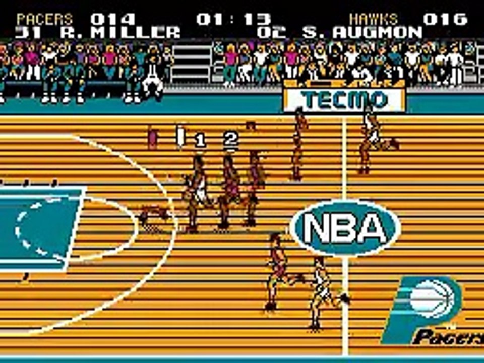 Tecmo NBA Basketball (NES) COM VS COM Mode