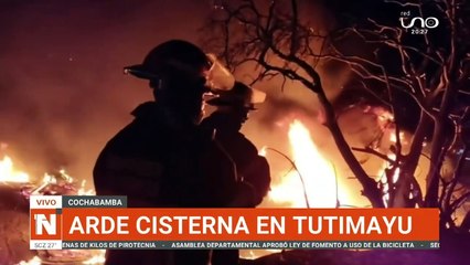 Cisterna se incendia
